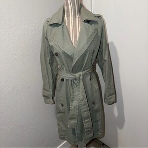 Marine Layer sage green Trench Coat